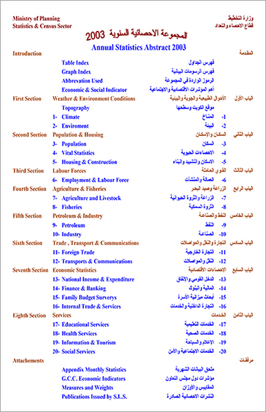 Kuwait - Annual Statistical Abstract 2003