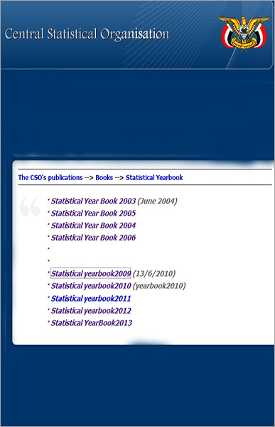 Yemen - Statistical Yearbook 2004